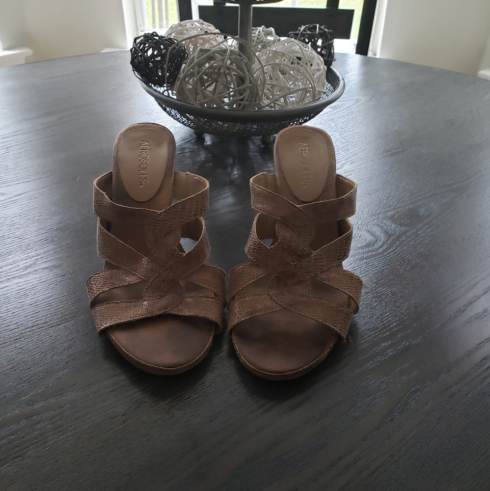 Aerosoles neutral sandals